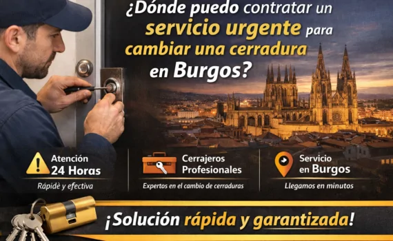 Donde puedo contratar un servicio urgente para cambiar una cerradura en Burgos 570x350 - ¿Dónde puedo contratar un servicio urgente para cambiar una cerradura en Burgos?