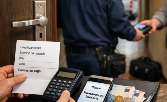 Cerrajero en Burgos muestra factura, terminal y Bizum: Contratar un cerrajero en Burgos que opciones de pago ofrecen